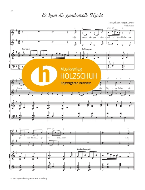 Es kam die gnadenvolle Nacht